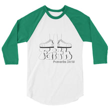 Load image into Gallery viewer, 3/4 sleeve raglan shirt